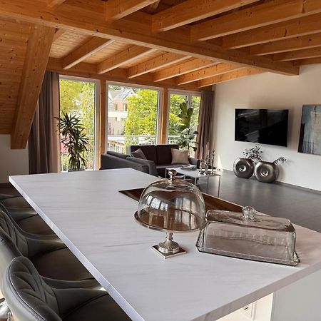 Moderne Ferienunterkunft/Wohnung Burgthann 外观 照片