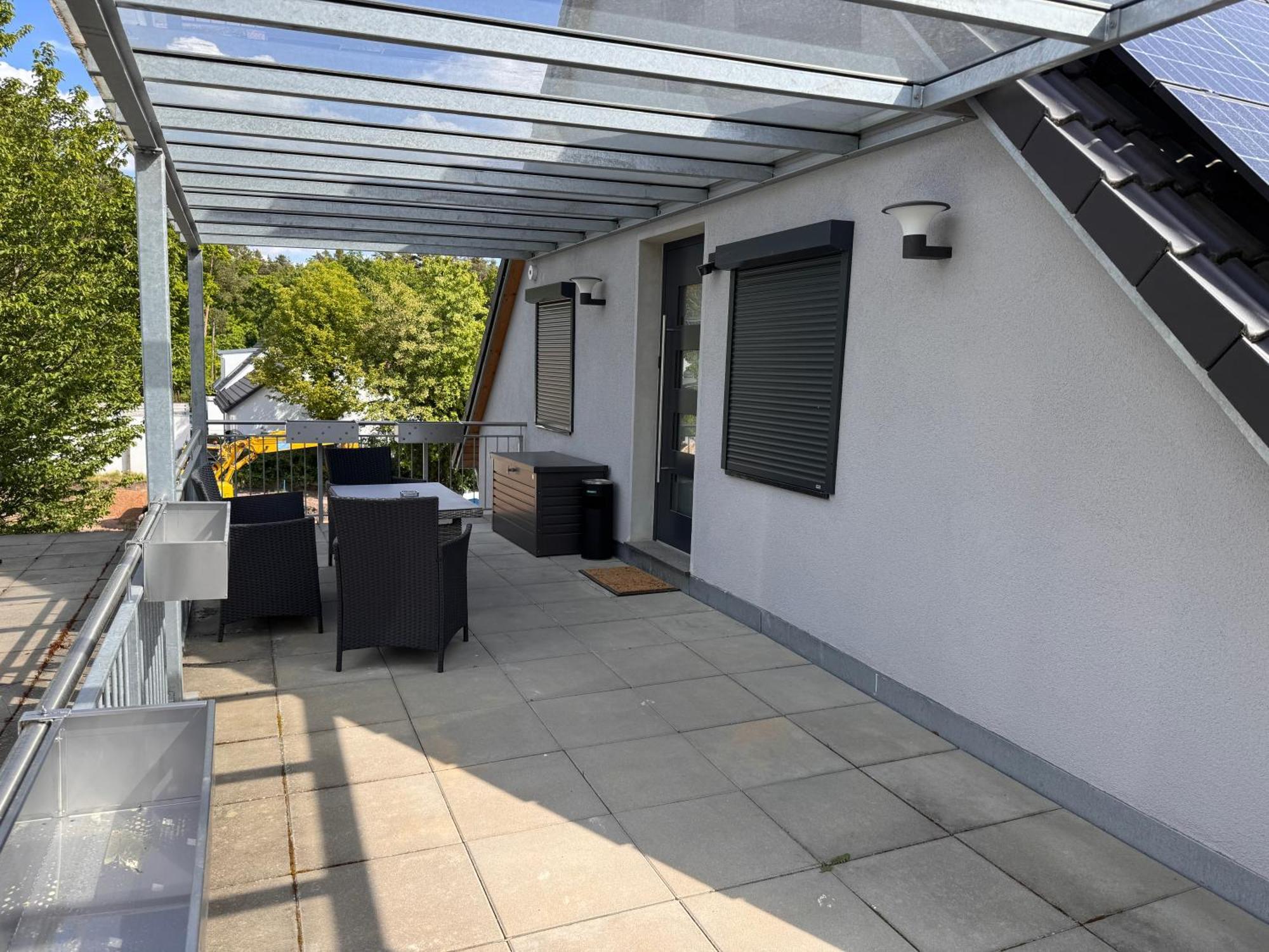 Moderne Ferienunterkunft/Wohnung Burgthann 外观 照片